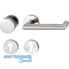 SOLIDO FH-Wechselgarnitur SYLT - auf Rosette PZ, 35 - 45, Edelstahl matt SOLIDO FH-Wechselgarnitur SYLT - auf Rosette PZ, 35 - 45, Edelstahl matt