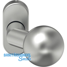 Türknopf K 160, FS - auf Rosette, Edelstahl Türknopf K 160, FS - auf Rosette, Edelstahl