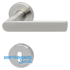 SOLIDO Dr�ckergarnitur DOVER - auf Rosette BB, 38 - 45, Edelstahl matt