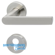 SOLIDO Dr�ckergarnitur DOVER - auf Rosette PZ, 38 - 45, Edelstahl matt FH