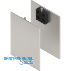 SOLIDO 100/HELM Abdeckkappen-Set Technikblende 2x Abstandsprofil 15 Edelstahl