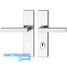 SH-Dr�ckergarnitur MALM�-auf Schild, DIN PZ92, mit Kzs. Edelstahl