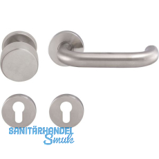 SOLIDO FH-Wechselgarnitur TALIN - auf Rosette PZ,35-45,VK 9 mm,FH,Edelstahl matt SOLIDO FH-Wechselgarnitur TALIN - auf Rosette PZ,35-45,VK 9 mm,FH,Edelstahl matt