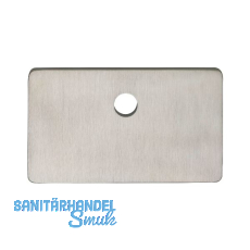 SOLIDO Namensschild ohne Spion u. Namensleiste, 120x70x6 mm, Edelstahl matt