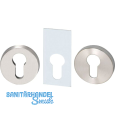 SOLIDO SH-Rosettenpaar rund, RC2, PZ, ohne Kernziehschutz, I-8mm A-12mm ER