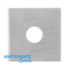 SOLIDO Dr�ckerrosette flach eckig, Edelstahl matt
