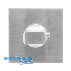 SOLIDO WC-Rosette flach eckig, Edelstahl matt