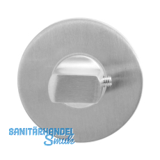 SOLIDO WC-Rosette flach rund, Edelstahl matt
