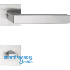 SOLIDO Dr�ckergarnitur MALM� - auf Flachrosette, eckig WC, Edelstahl matt