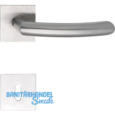 SOLIDO Drückergarnitur HELSINKI - auf Flachrosette, eckig BB, Edelstahl matt SOLIDO Drückergarnitur HELSINKI - auf Flachrosette, eckig BB, Edelstahl matt