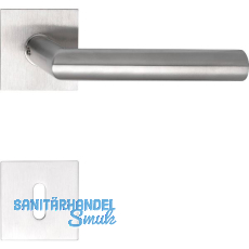 SOLIDO Dr�ckergarnitur NORWEGEN - auf Flachrosette, eckig BB, Edelstahl matt