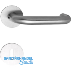 SOLIDO Drückergarnitur TALIN - auf Flachrosette, rund BB, Edelstahl matt SOLIDO Drückergarnitur TALIN - auf Flachrosette, rund BB, Edelstahl matt