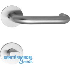 SOLIDO Dr�ckergarnitur TALIN - auf Flachrosette, rund WC, Edelstahl matt