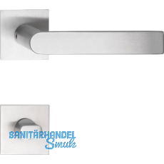 SOLIDO Dr�ckergarnitur DOVER - auf Flachrosette, eckig WC, Edelstahl matt