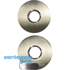 SOLIDO Solo Drückerrosette - rund, innen Sperrknopf, außen blind SOLIDO Solo Drückerrosette - rund, innen Sperrknopf, außen blind