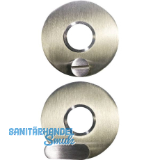 SOLIDO Solo Drückerrosette - rund, innen Sperrknopf, außen Notöffner SOLIDO Solo Drückerrosette - rund, innen Sperrknopf, außen Notöffner