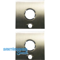 SOLIDO Solo Dr�ckerrosette - eckig, innen und au�en m. �ffnung f. Schl�ssel