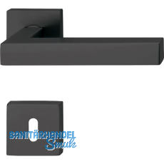 SOLIDO Dr�ckergarnitur MALM� - auf Rosette BB, 38 - 45, Edelstahl schwarz