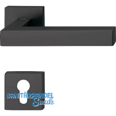 SOLIDO Dr�ckergarnitur MALM� - auf Rosette PZ, 38 - 45, Edelstahl schwarz FH