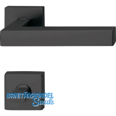 SOLIDO Dr�ckergarnitur MALM� - auf Rosette WC, 38 - 45, Edelstahl schwarz FH