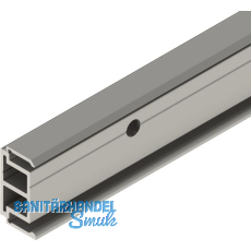 SOLIDO 100 Abstandsprofil 15 mm seitlich gebohrt L=1800 mm Edelstahl-Effekt SOLIDO 100 Abstandsprofil 15 mm seitlich gebohrt L=1800 mm Edelstahl-Effekt