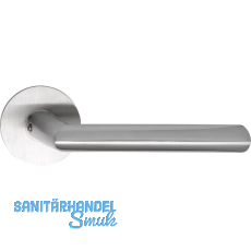 SOLIDO Drückergarnitur GLASGOW - ohne Schlüsselrosette, rund, Edelstahl SOLIDO Drückergarnitur GLASGOW - ohne Schlüsselrosette, rund, Edelstahl