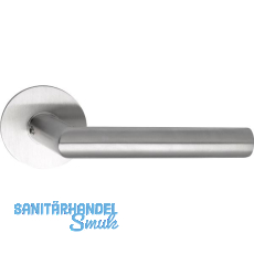 SOLIDO Dr�ckergarnitur NORWEGEN - ohne Schl�sselrosette, rund, Edelstahl