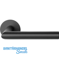 SOLIDO Dr�ckergarnitur NORWEGEN - rund, ohne Schl�sselrosette, schwarz