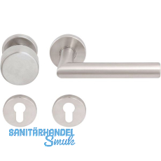 SOLIDO Wechselgarnitur NORWEGEN DIN - auf Rosette PZ, 38 - 45, Edelstahl matt