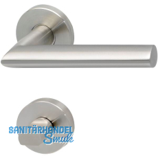 SOLIDO Drückergarnitur GLASGOW DIN - auf Rosette WC, 38 - 45, Edelstahl matt SOLIDO Drückergarnitur GLASGOW DIN - auf Rosette WC, 38 - 45, Edelstahl matt