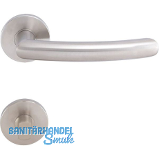 SOLIDO Dr�ckergarnitur HELSINKI DIN - auf Rosette WC, 38 - 45, Edelstahl matt