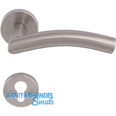 SOLIDO Dr�ckergarnitur OSLO DIN - auf Rosette PZ, 38 - 45, Edelstahl matt