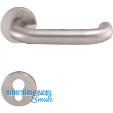 SOLIDO Dr�ckergarnitur TALIN DIN - auf Rosette PZ, 38 - 45, Edelstahl matt