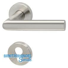 SOLIDO Dr�ckergarnitur VADUZ DIN - auf Rosette PZ, 38 - 45, Edelstahl matt