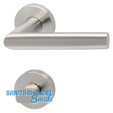 SOLIDO Dr�ckergarnitur VADUZ DIN - auf Rosette WC, 38 - 45, Edelstahl matt