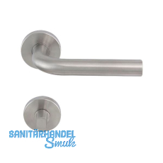 SOLIDO Dr�ckergarnitur DUBLIN DIN - auf Rosette WC, 38 - 45, Edelstahl matt