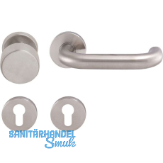 SOLIDO Wechselgarnitur TALIN DIN - auf Rosette PZ, 38 - 45, Edelstahl matt SOLIDO Wechselgarnitur TALIN DIN - auf Rosette PZ, 38 - 45, Edelstahl matt