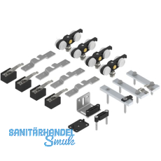 SOLIDO 100 Teleskopbeschlagset 2-fl�gelig Holz ohne Laufschiene