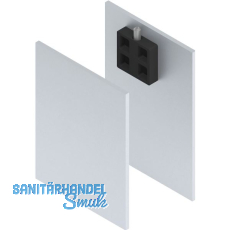 SOLIDO 100/HELM Abdeckkappen-Set Montageschiene/Abstand/Blende H/G silber SOLIDO 100/HELM Abdeckkappen-Set Montageschiene/Abstand/Blende H/G silber