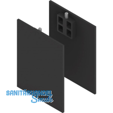 SOLIDO 100/HELM Abdeckkappen-Set Technikblende 2x Abstandsprofil 15 schwarz SOLIDO 100/HELM Abdeckkappen-Set Technikblende 2x Abstandsprofil 15 schwarz