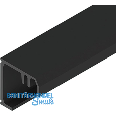 SOLIDO 100/HELM Montageprofil auf Ma� geschnitten L=6000 mm schwarz matt