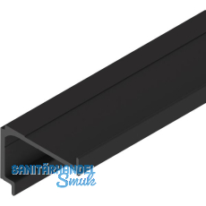 SOLIDO 100/HELM Montageschiene f�r Verblendung auf Ma� schwarz matt