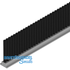 SOLIDO 100/HELM B�rste 17mm zu Blende H/G u. Anschlagkasten Glas auf Ma� schwarz