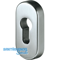 WSS Rosette Sicherheits-Schieberosette PZ, 33 x 74 x 9 mm, silber eloxiert WSS Rosette Sicherheits-Schieberosette PZ, 33 x 74 x 9 mm, silber eloxiert