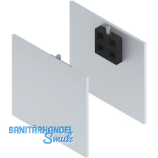 SOLIDO 100/HELM Abdeckkappen-Set Blende H/G Abstandsprofil 2x15/1x9 mm silber SOLIDO 100/HELM Abdeckkappen-Set Blende H/G Abstandsprofil 2x15/1x9 mm silber