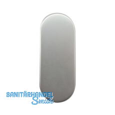 GRUNDMANN Blindrosette BL, oval, verdeckt geschr., 30x72x8mm, silber eloxiert