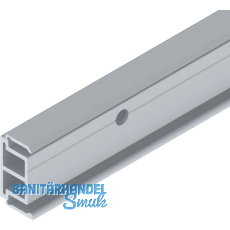SOLIDO 100 Abstandsprofil 15 mm seitlich gebohrt L=2500 mm silber eloxiert SOLIDO 100 Abstandsprofil 15 mm seitlich gebohrt L=2500 mm silber eloxiert