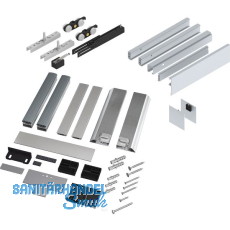 SOLIDO 100 Beschlagset Holz Rundumdicht L=1800 mm FB 820 mm FH 2500mm Edelstahl SOLIDO 100 Beschlagset Holz Rundumdicht L=1800 mm FB 820 mm FH 2500mm Edelstahl