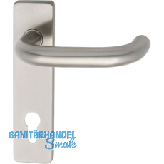 FH-Dr�ckergarnitur GEOS 1754/D52K - auf Kurzschild PZ88, 38 - 43, Edelstahl matt