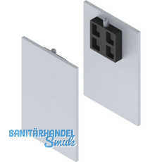 SOLIDO 100/HELM Abdeckkappen-Set Blende H/G mit Abstandsprofil 9 silber SOLIDO 100/HELM Abdeckkappen-Set Blende H/G mit Abstandsprofil 9 silber